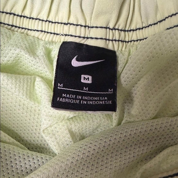 Gray Blue Athletic Swim Suit with Lime Accents - Picture 2 of 2